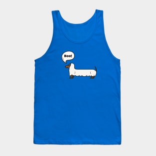 Ghost dachshund - Boo! Tank Top